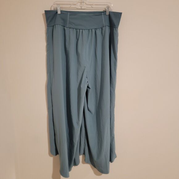 Halara 2X Breezeful High Waisted Palazzo Flowy Split Wide Leg Quick Dry Pants - Picture 1 of 8